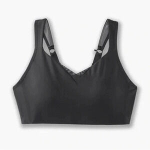 SKU 2 Brooks Women's Drive Convertible Sports Bra 34B Gray Black